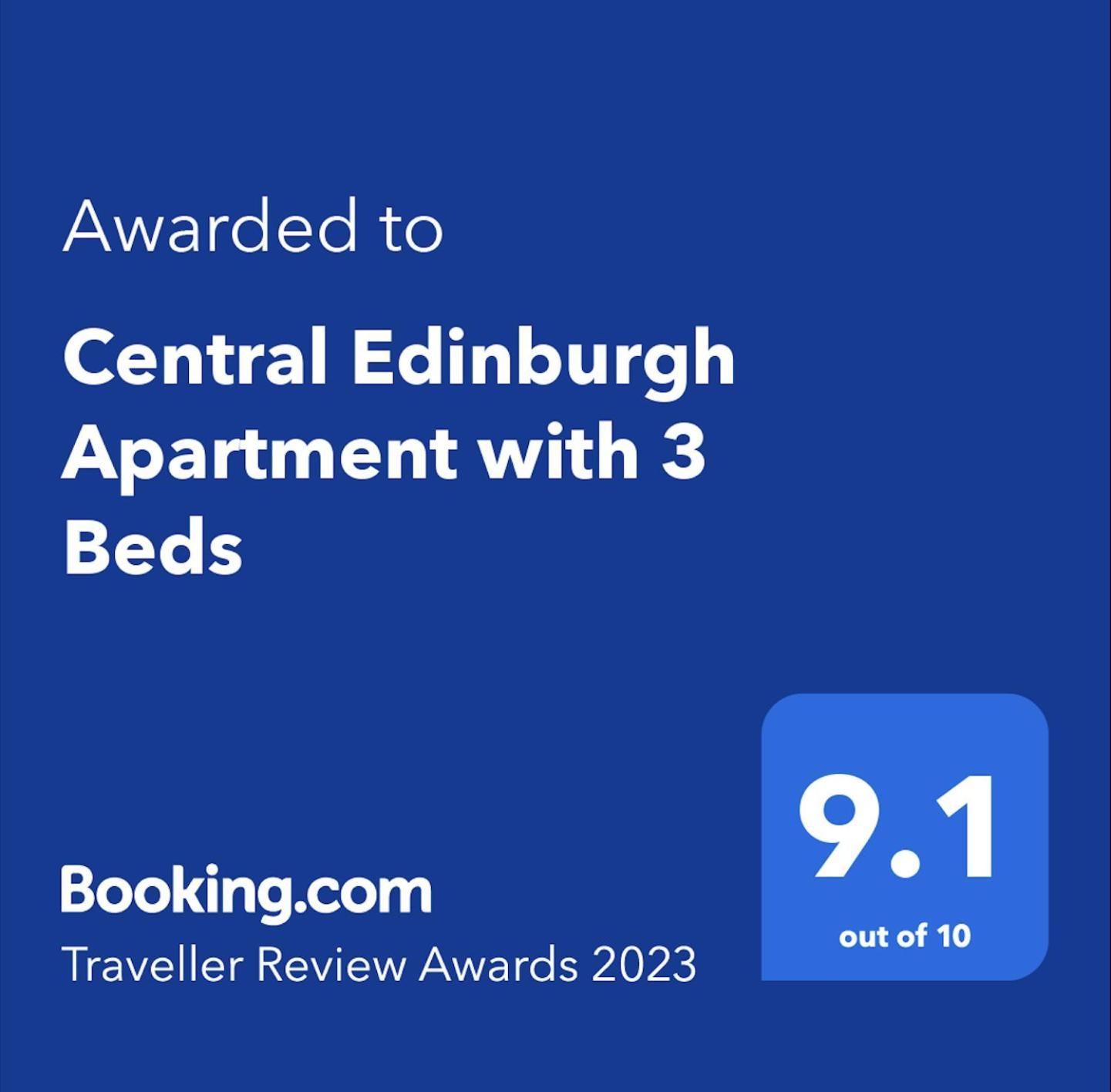 Traveller Award Winner 2024 - Edinburgh Apartment With 3 Beds Exterior photo